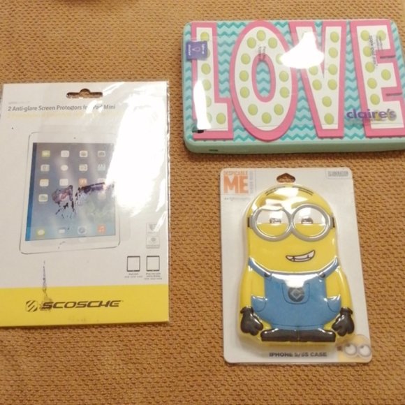 NWT IPad mini cover screen protector + iPhone case - Picture 1 of 4